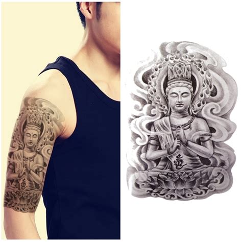 Sex Arm Tatoo 3d Men Buddha Tattoos Designs Waterproof Temporary Tattoo