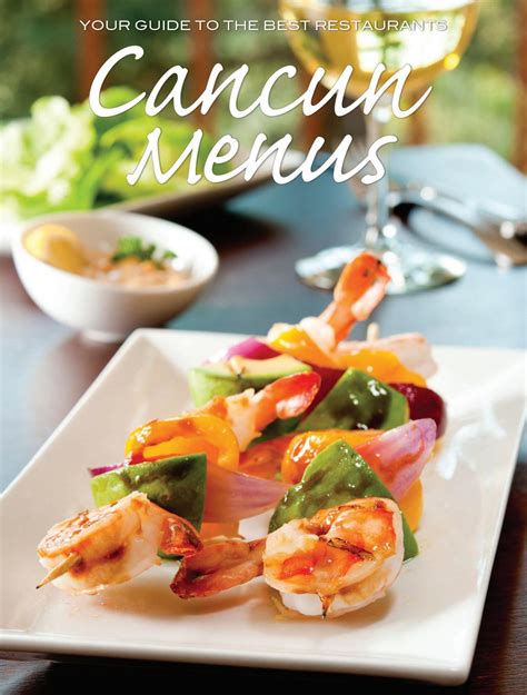 cancun menus winterspring   cancun menus magazine issuu