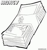 Coloring Money Pages Clipart Printable Print Saving Clip Pdf Related Panda Library Coloringhome sketch template