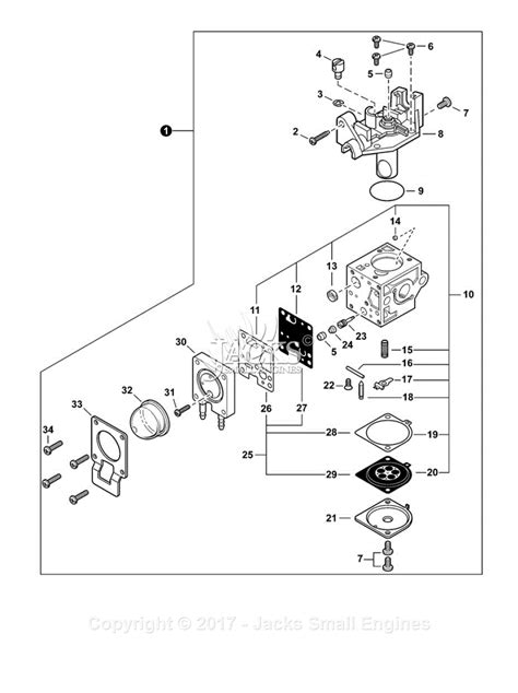 echo gt  sn   parts diagram  carburetor