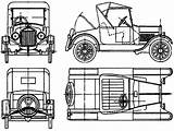 Ford Model Coloring Pages Car Concept sketch template