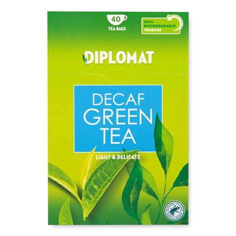 decaf green tea   bags diplomat aldiie