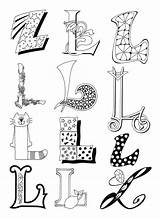 Fonts Alphabet Letter Doodle Letters Calligraphy Lettering Pages Styles Fancy Coloring Creative Font Alphabets Cool Template 3d Ak0 Cache Hand sketch template