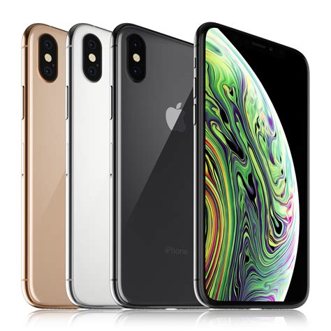 modelo  apple iphone xs todos los colores turbosquid