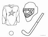 Hockey Coloring Pages Goalie Printable Nhl Kids Jersey Stick Sports Drawing Ice Player Rink Bruins Color Print Cool2bkids Getcolorings Blank sketch template