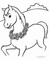 Coloring Horse Pages Christmas Popular sketch template