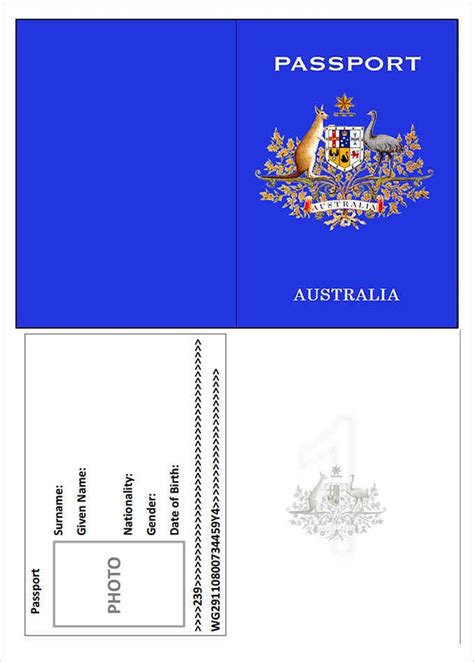 pin  printable passport templates  students