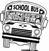 Bus School Coloring Printable Kids Yellow Driver Ecoloringpage sketch template