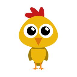 chicken icon flat animal iconset martin berube