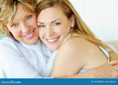 Nothing Beats A Mothers Love A Mature Woman Hugging Her Mother