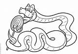 Schlange Schlangen Snake Serpentes Malvorlagen sketch template