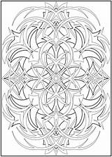 Coloring Pages Abstract Dover Tribal Adult Colouring Mandala Adults Creative Book Samples Publications Printable Books Color Mandalas Haven Doverpublications Appropriate sketch template