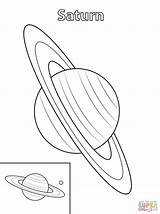 Colorare Pianeti Saturno Saturn Planet sketch template