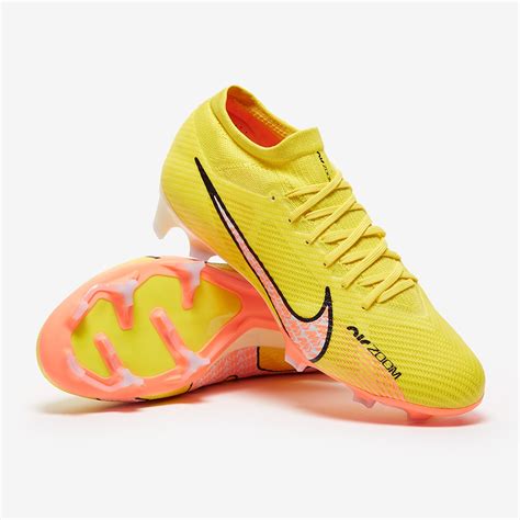 nike air zoom mercurial vapor xv pro fg yellow strikesunset glowdoll mens boots