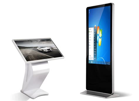full hd touch screen information kiosk portable commercial digital