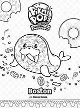 Pikmi Pops Walrus Boston Kolorowanki Dough Fun Tootsie Malvorlage Dla sketch template