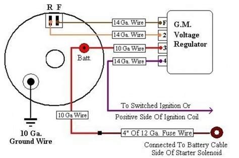 wiring gm  wire alternator
