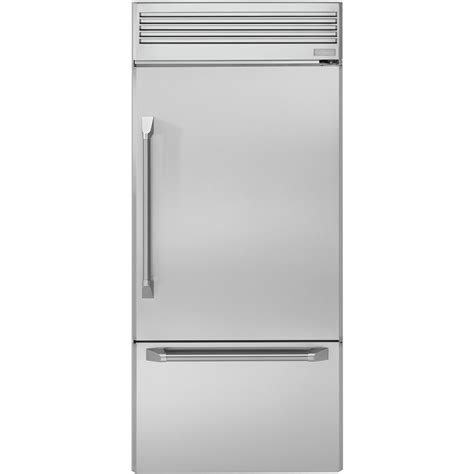 monogram  cu ft bottom freezer refrigerator stainless steel  pacific sales