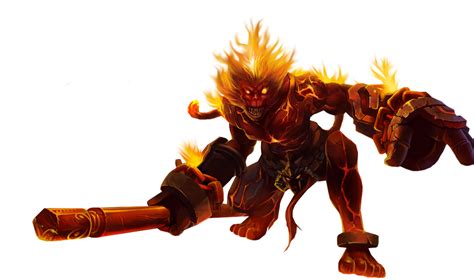 [league Of Legends] Volcanic Wukong Render By