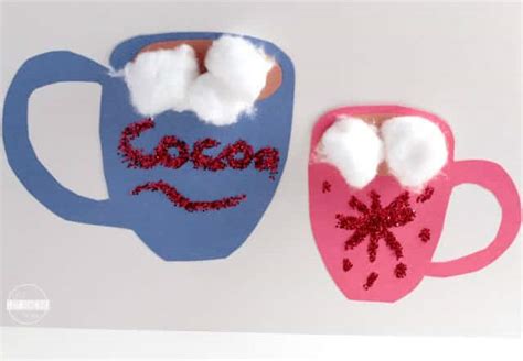 simple hot cocoa craft  kids