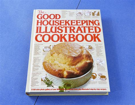 vintage hardback cookbook  good housekeeping illustrated cook book  hearst zoe coulson