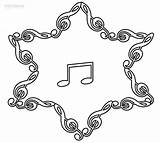 Coloring Music Pages Note Notes Printable Staff Musical Mandala Themed Drawing Kids Cool2bkids Vector Single Color Print Para Getcolorings Colorir sketch template