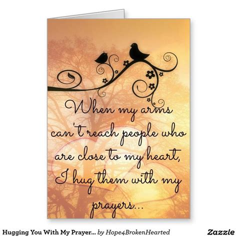 hugging    prayers notecard zazzlecom hug quotes big hugs   verses  cards