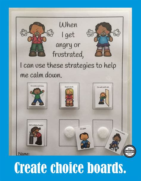 calming strategies   classroom  therapy source