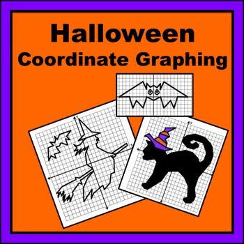 halloween coordinate graphing  activities  jill tpt