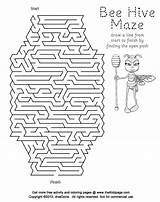Maze Hive sketch template