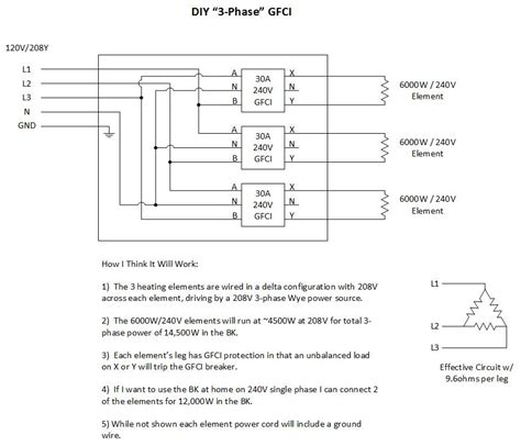 gfci plug wiring diagram