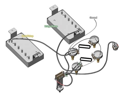 standard les paul wiring diagram