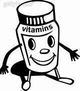 Clipart Vitamin Drawing Vitamins Clipground Getdrawings sketch template