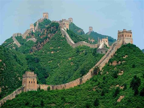 great wall  china      built