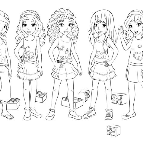 lego friends coloring pages  getcoloringscom  printable