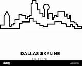 Skyline sketch template