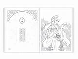 Tang Dynasty Beauties sketch template