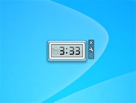 digital clock  windows  desktop gadget