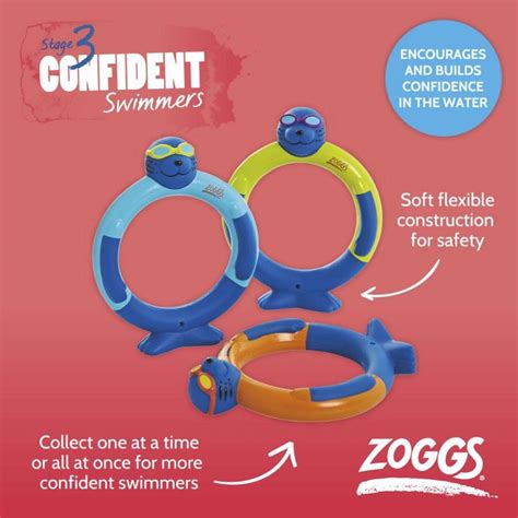 zoggs zoggy dive rings  pack