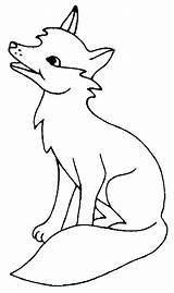 Fox Coloring Pages Coloringpages1001 Para Animals sketch template