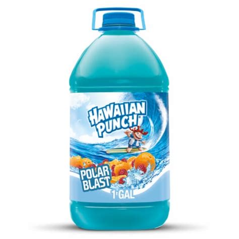 hawaiian punch polar blast flavored juice drink  gal foods