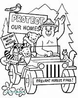 Coloring Fire Pages Safety Week Getcolorings sketch template