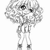 Coloring Pages Anime Girl Long Hair Chibi Emo Character Color Kids Drawing Getcolorings Printable Haired Barbie Detailed sketch template