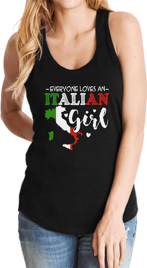 everyone loves an italian girl italian t awesome tank