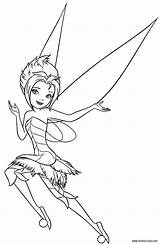 Periwinkle Fairy Tinkerbell Rosetta Fairies Disneyclips Tinker Tudodesenhos sketch template