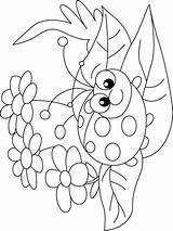 Ladybug Mariquita Negro Bestcoloringpages Malvorlagen Basteln Bosque Motive Páginas Bordar Figuras Gazo sketch template