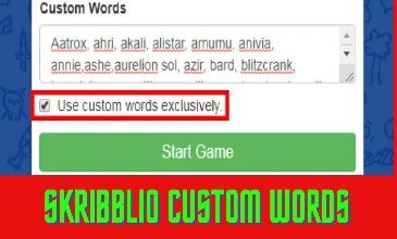 discover skribblio custom words list  skribblio unblocked play