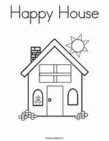 Coloring House Pages Happy Garage Printable Warming Party Template Worksheet Twistynoodle Print Address Worksheets Teaching Built Favorites Login California Usa sketch template