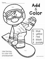 Winter Sports Coloring Pages Color Olympics Themed Preschool Sport Kids Activities Math Printables Add Graphing Worksheets Printable Olympic Kindergarten Extending sketch template