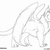 Gryphon Griffin Printable Legendary sketch template